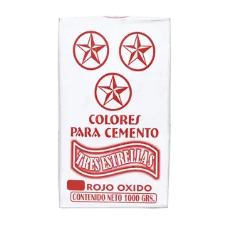 Color para cemento rojo oxido
