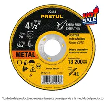 Disco Corte Metal  Pretul T22345